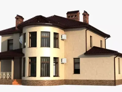 residential house 3D model shop