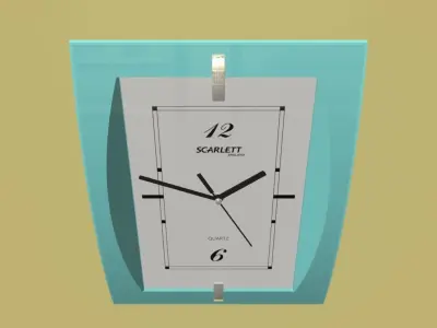 Wall clock 3D model