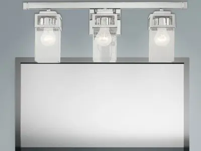 Nailwell 3 - Light Dimmable Vanity Light - 2 Colour Free 3D model