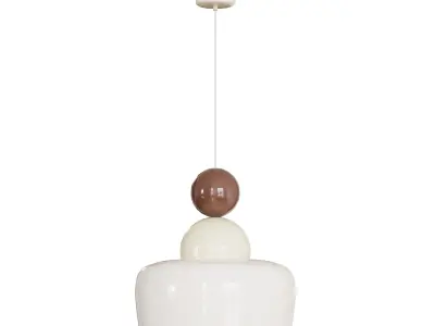 Morandi Doll Rain Sun Pendant Lamp 3D model