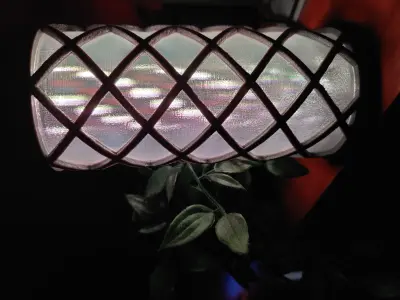 Wire helix lamp 3D print model