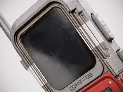 Sci-fi Controller V9 PBR Low-poly 3D model