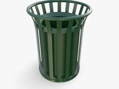 Trash can v2 3D model