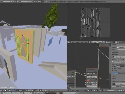 Modular Double Mansion Assets Pack Low-poly 3D model