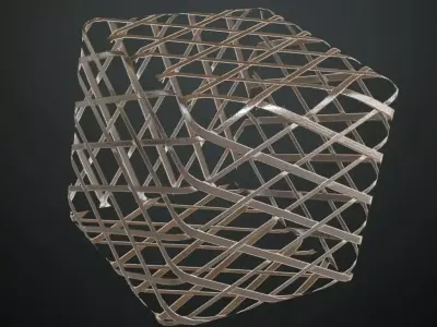 Pattern Metal Weave Transparent PBR Seamless Texture purchase