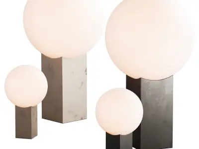 316 lighting fixtures 23 101 copenhagen Hoop Table Lamp 3D model