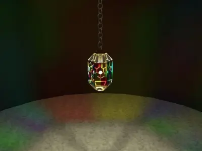 Hanging Lantern Free 3D model