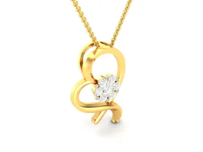 Solitaire Women Pendants  3D print model