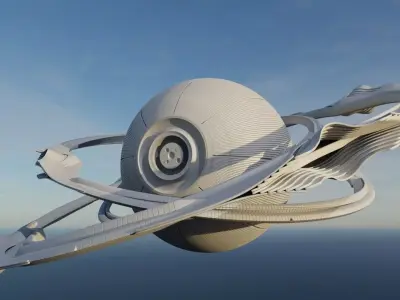 Attraction Ship  3D model