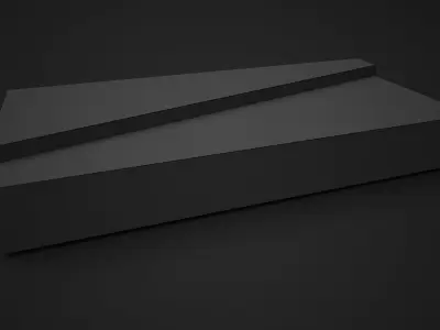 Coffee Table - Hubert Sobe Furniture Low-poly 3D model