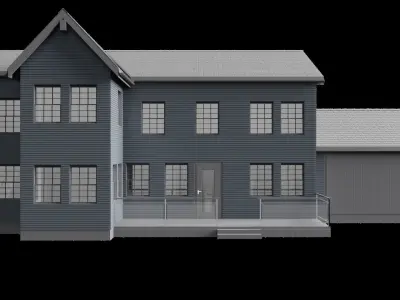 2-Story House 3D model purchase