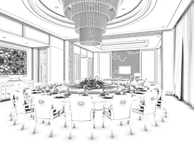 Business - Food Beverage 7-078 3D model