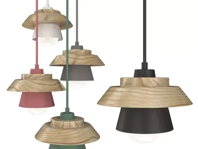 Pendant lamp ANZAZO ECO 3D model