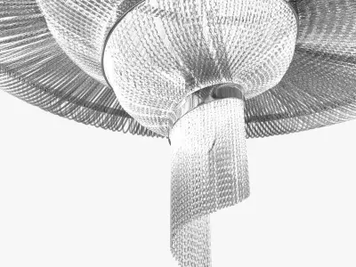 Terzani epoque chandelier 3D model