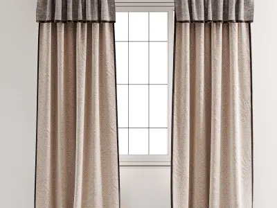 Curtain A8 3D model