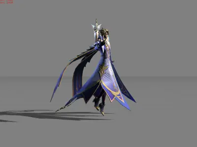 Vale Concerto of Light Low-poly 3D model