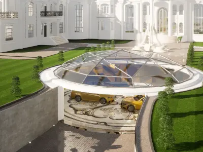 Palatial Grandeur Mansion   3D model