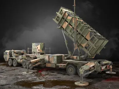  HEMTT+MIM-104 Patriot SAM PBR 