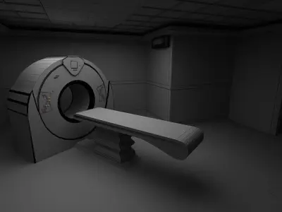 CT Scanning Room 3D model