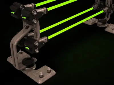 Sci-fi Laser Barrier 3D model