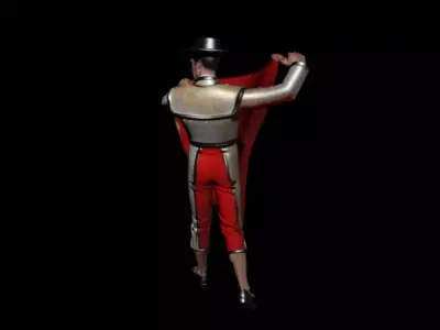 bullfighting 3D model