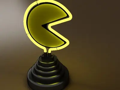 Pacman Table Lamp 3D model