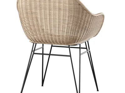 Chart Rattan Chair 3D model