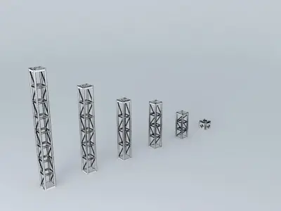 TRUSS tall metal structure Free 3D model