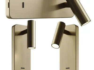 Enna Surface USB LED Wall Sconce 3D model