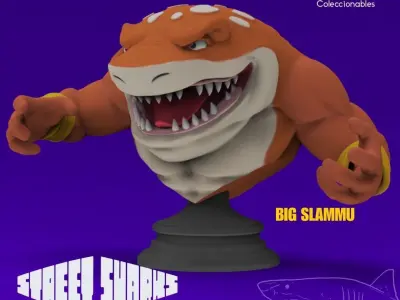 Street Shark - Slammu - Animated Series 3D print model