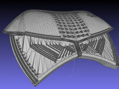 Black Panther M Baku Chestplate Model 3D print model