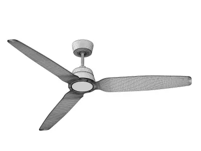 Sainz 132cm DC Fan only in White 3D model