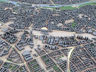 Munich City Germany 3D model