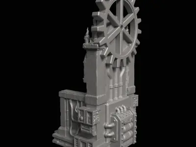 Imperial Throne 3D Printable Miniature 3D print model