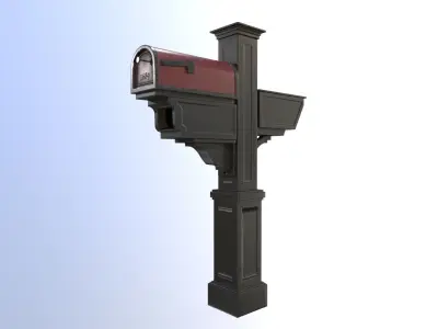 Mailbox Low-poly 3D model