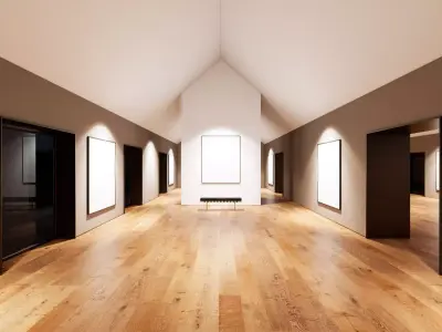 Art Gallery 001 UE4 3D model