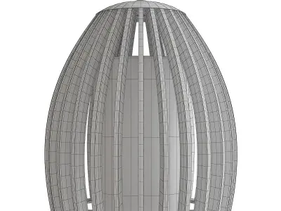 Carling Pendant Light Low-poly 3D model