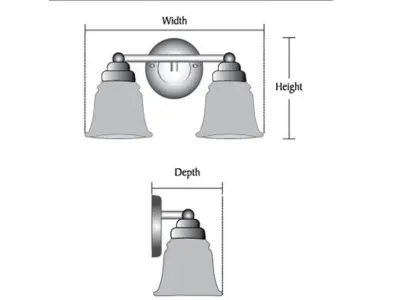 Light Satin Nickel Bath Bar Free 3D model