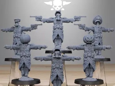 GrimGuard Scarecrow 3D print model