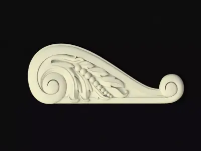 dekor ornate carving 3D model