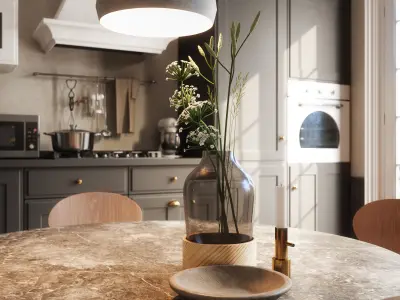 Kitchen Room 3D model purchase