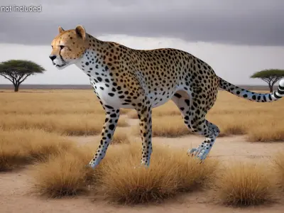  Cheetah Rigged 