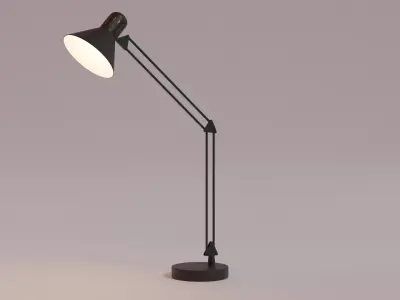Floor Lamp Low-poly 3D model