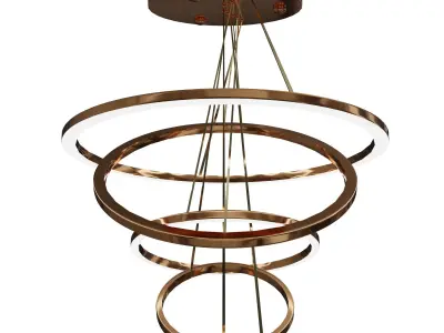 Chandelier 02 3D model purchase