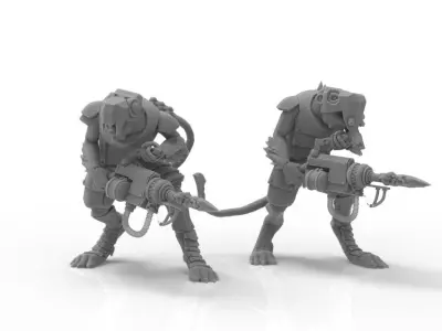 Cheese Stealer Cult - Claw Pack 3D print model