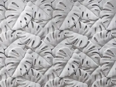 Monstera Panel 3D model