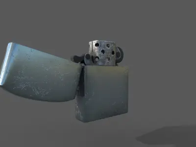 Realistic Lighter 3D model