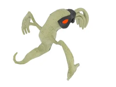 Character Oddworld Crawling Slig Low-poly 3D model
