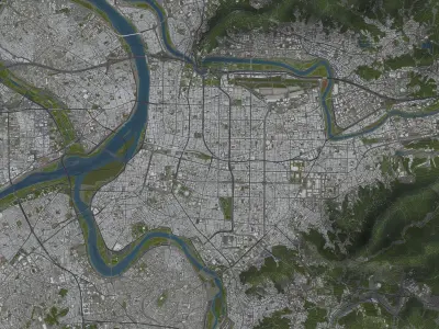 Taipei Low-poly 3D model