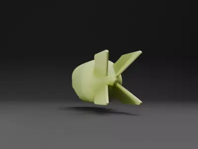 Skull Bomb  Stylized 3D Printable Model 3D print model